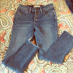 Madewell high-rise cropped skinny jeans